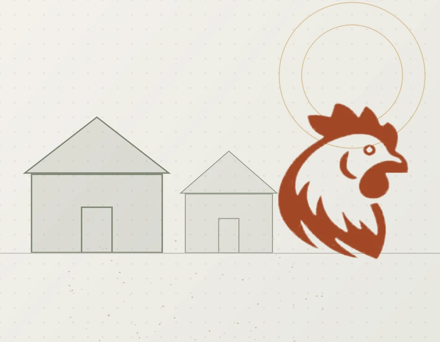 Illustration of the farm