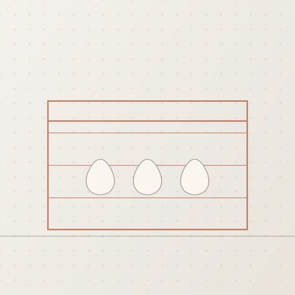 Illustration of a packed crate