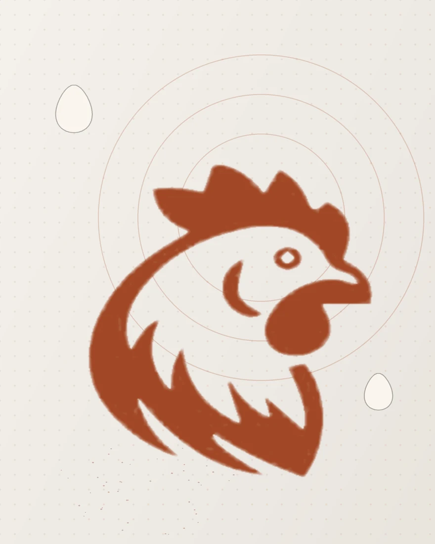 Illustration of the flock at the farm